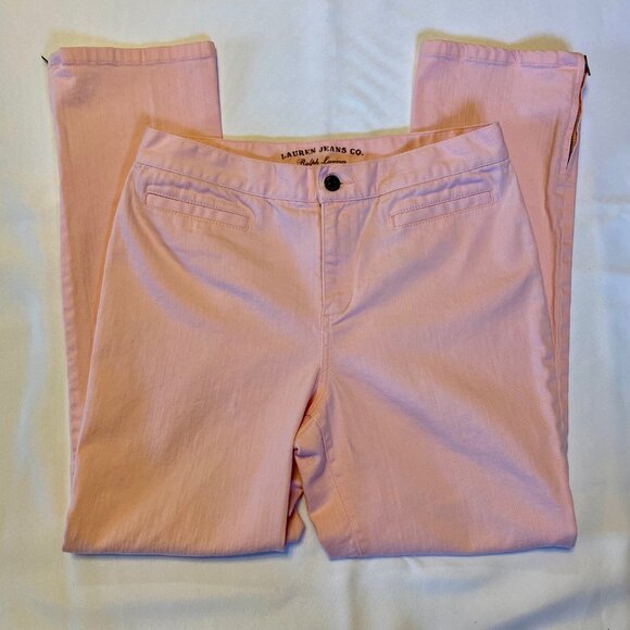 -Lauren Jeans Co. by Ralph Lauren Women's Pink Jeans Size 6 - Picture 1 of 13